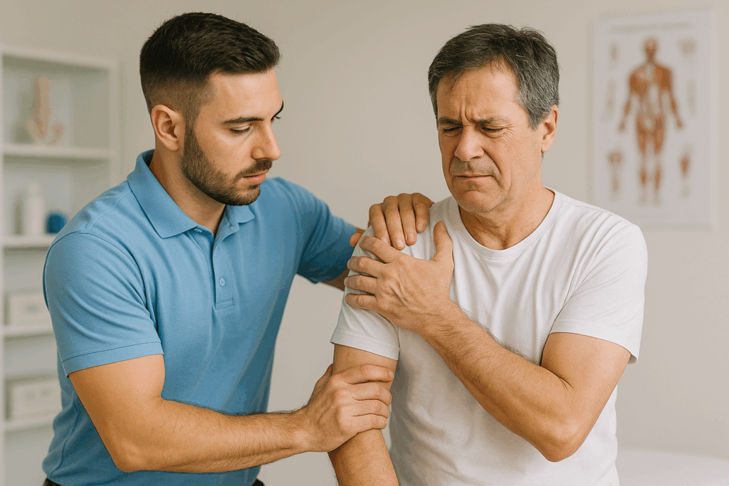 Physiotherapist for shoulder pain in Gurgaon