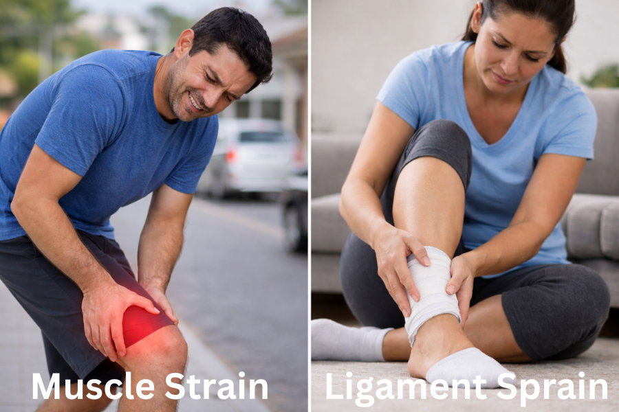 Muscle Strain vs Ligament Sprain